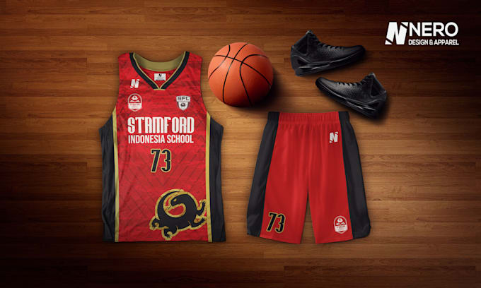 professional basketball jersey design