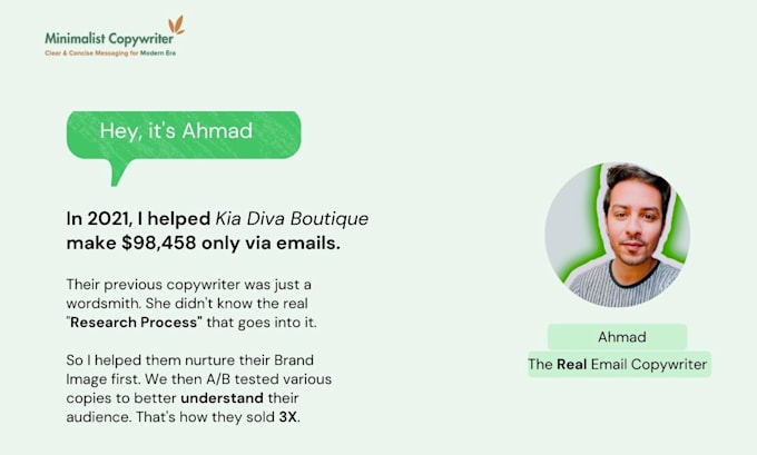 write a real email copy that is sexy af