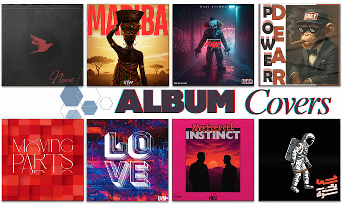 design unique cover for your music