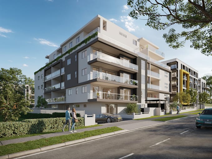 create 3d model and render exterior, interior, 3d floor plan