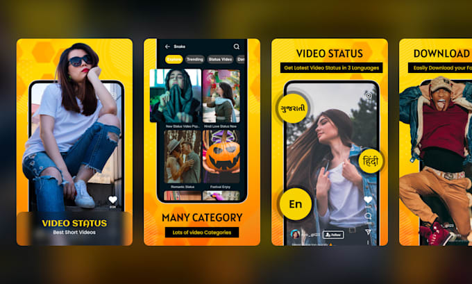 design awesome app screenshots for the play store and app store