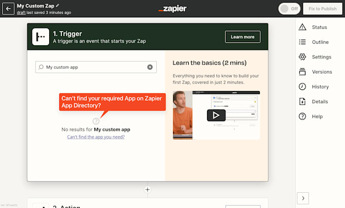 Create top quality custom zapier app with any platform and api by ...