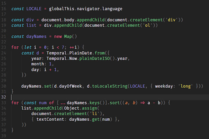 review your javascript code and give detailed feedback