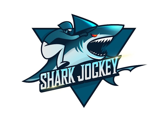 design modern awesome shark logo