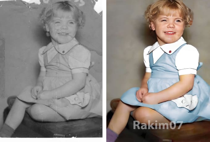 restore old photos in 24 hours