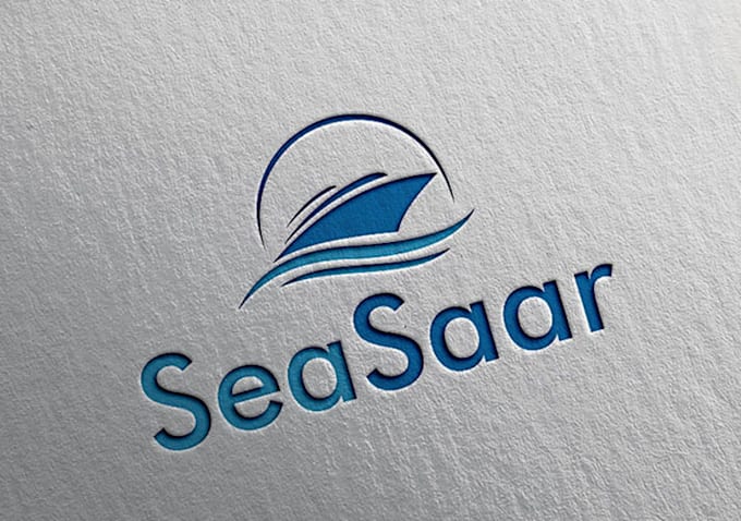 create a modern boat and ship logo design