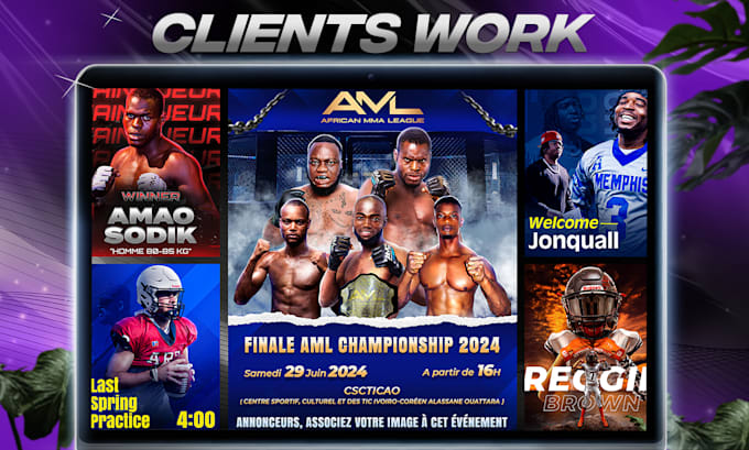 design a sports graphics, sports poster, sports flyer