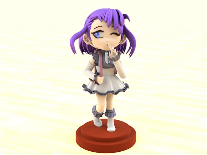 bring your chibi character to life in 3d