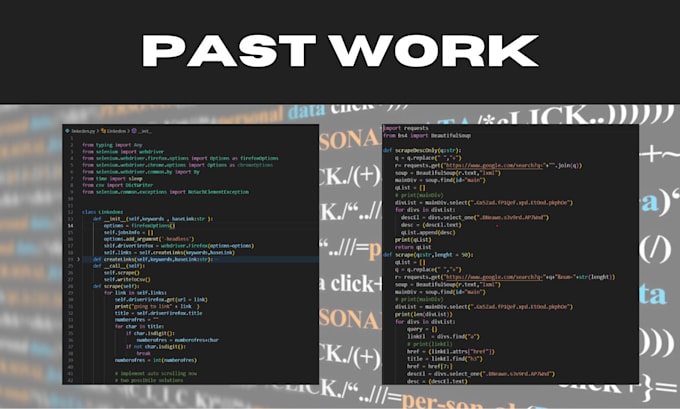 Do web scraping, website scraping, web scraper in python by