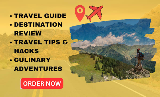 write SEO travel articles and blog posts for travel guide