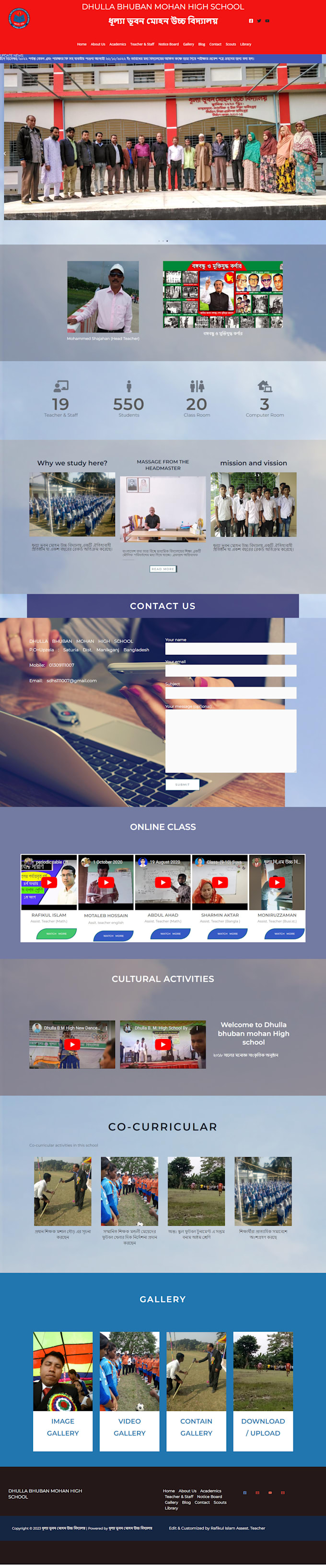 create a professional and modern website by wordpress