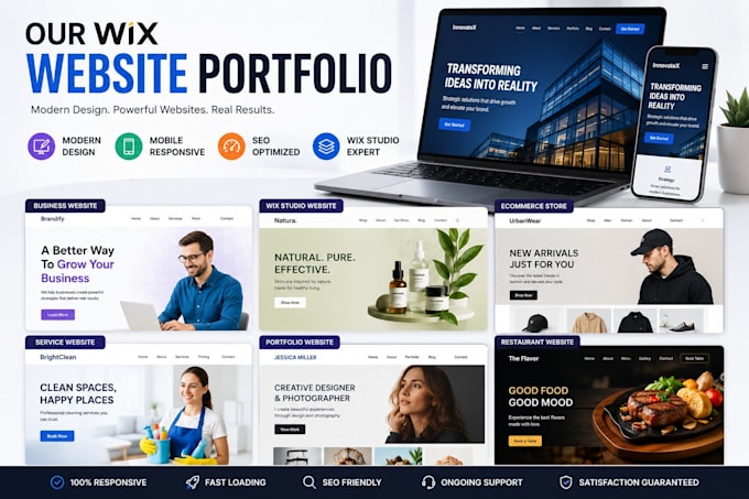 design or redesign a professional wix website or wix studio site