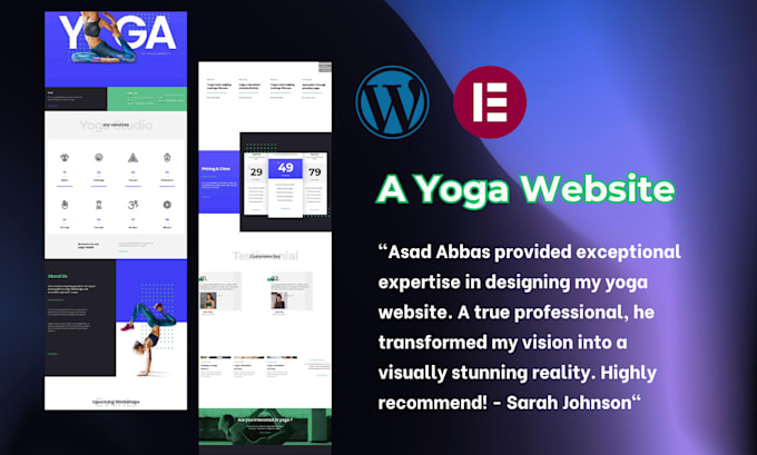 create a professional website for your business