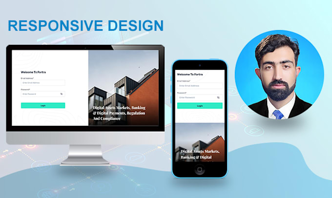 your front end web developer using HTML,CSS, bootstrap,react js and jquery