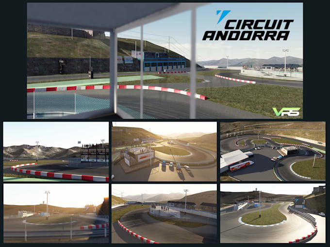 create a highly realistic sim racing track for assetto corsa