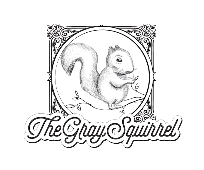 make a hand drawn animal logo design