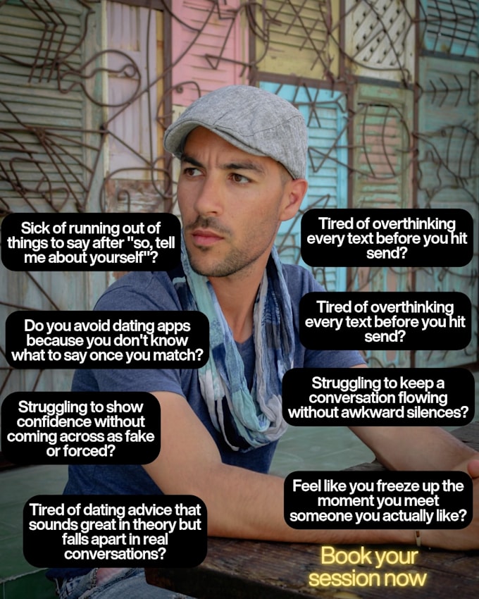 coach you on dating confidence and first date conversation skills