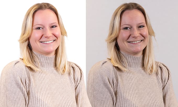 do corporate headshot portrait retouch and headshot retouch