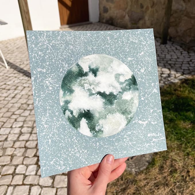 paint an original custom made planet