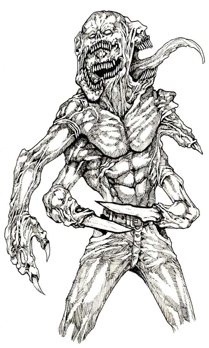 create creatures monsters or macabre characters