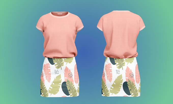 do custom apparel PSD mockup with smart objects layers