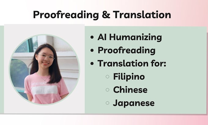 professionally proofread and translate in 24 hours
