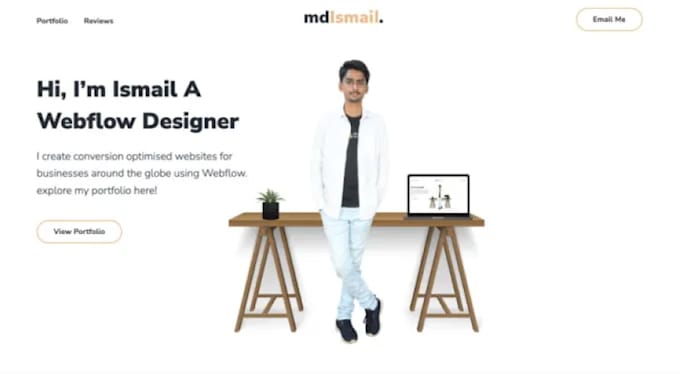 convert designs to webflow website