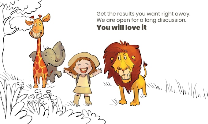 draw children book illustration