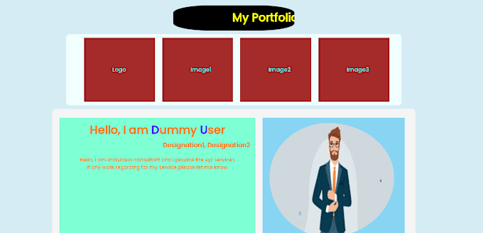 Design static website using html and css by Akil_nani | Fiverr