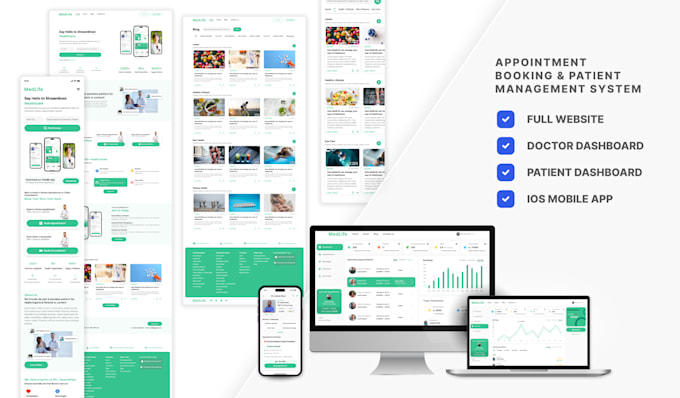 do figma prototype for web ui ux design, landing page, website mockup