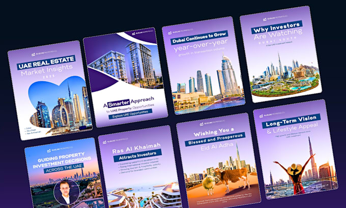 design professional social media post templates for instagram and facebook