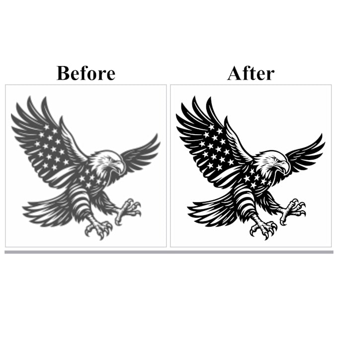 do vector tracing and convert image to clean svg design