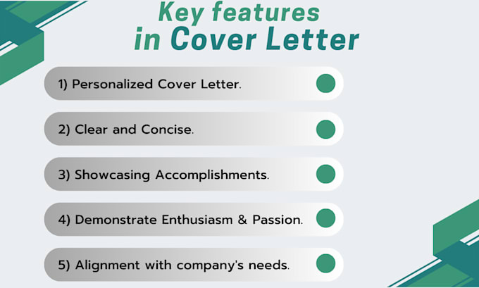 Write compelling and professional cover letters for your success by