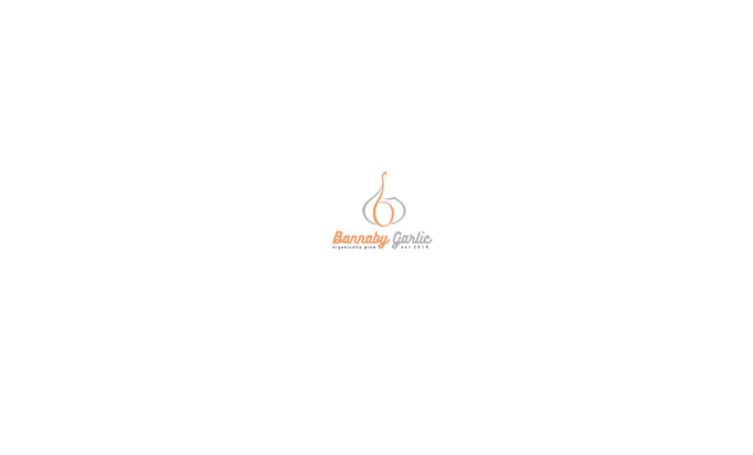 make brilliantly satisfactory organically grown garlic logo