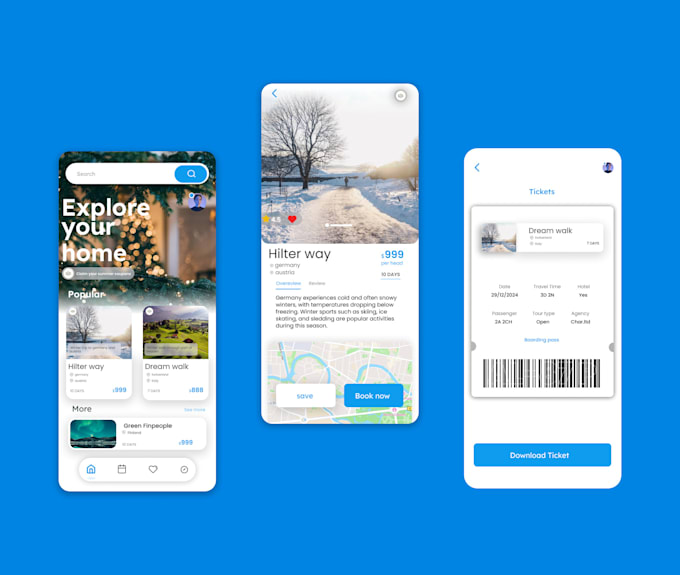 Design mobile app ui ux in by Abhijithaj1806 | Fiverr