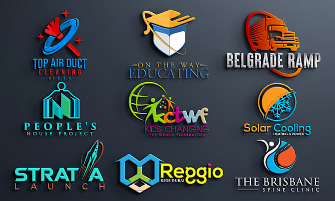 design a professional modern business logo