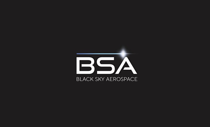 design highest level exceptional black sky aerospace logo