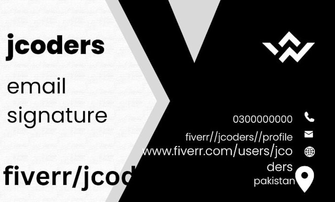 design email signature or clickable email signature in HTML
