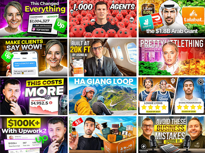 design great youtube thumbnail