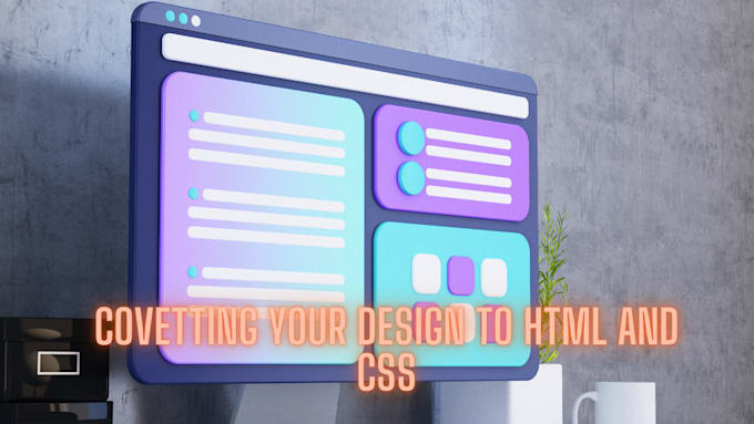 Create a custom, responsive website using html and css by Abdelrhman233 ...