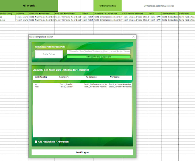 develop a tool to import any data to excel with vba