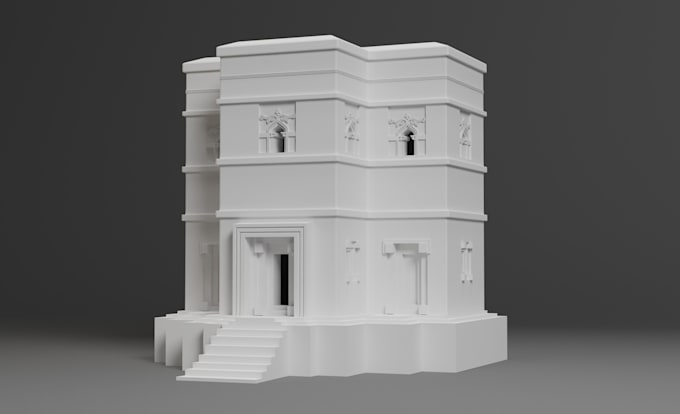 model buildings and monuments for 3d printing