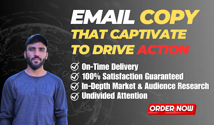 be your email copywriter for sales email copy and email sequences