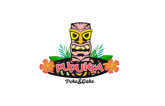 cool front beach surf poke bar logo