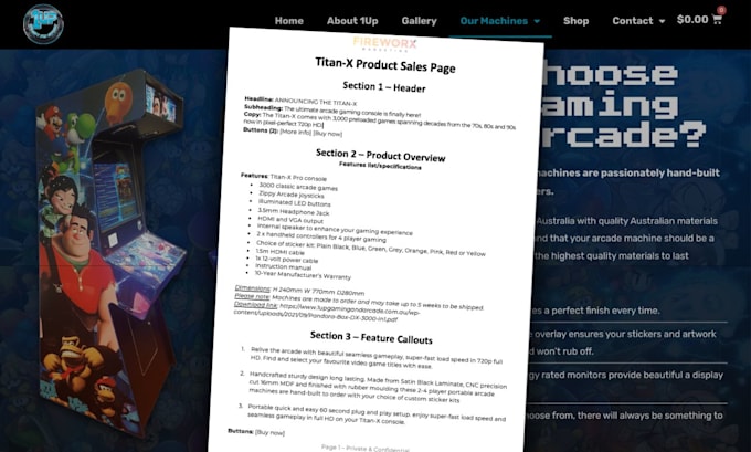 write direct response sales page or landing page copy that converts