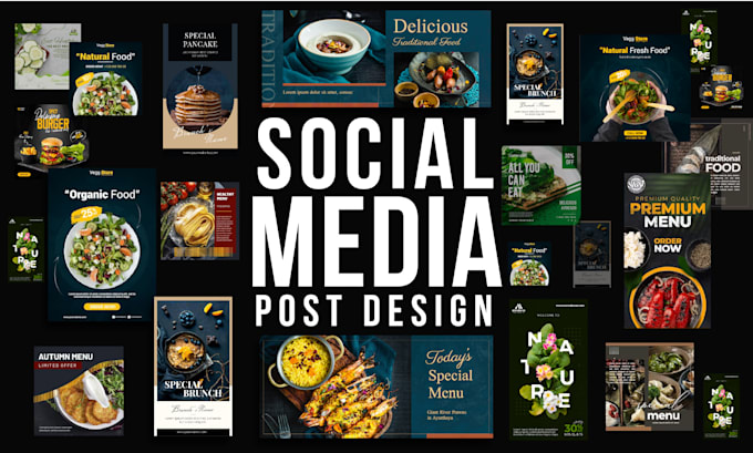 do social media post design, facebook post, google ads post