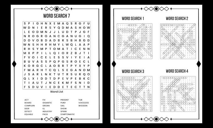 Word Search Puzzle Books For Amazon Kdp By Raselrafe Fiverr Word Search Puzzle Books For Amazon Kdp By Raselrafe Fiverr