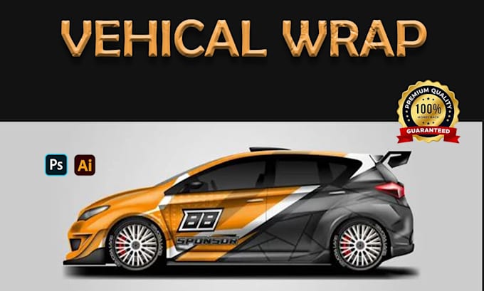 do professional, modern and custom vehicle wrap, vehicle wrap,trailer,truck wrap