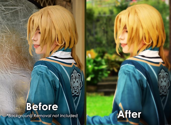 touch up and post process your cosplay photos
