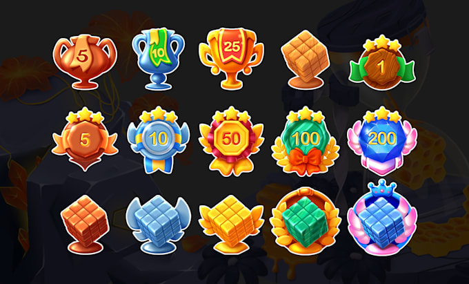 Create 2d game objects and props by Nastia_mart | Fiverr